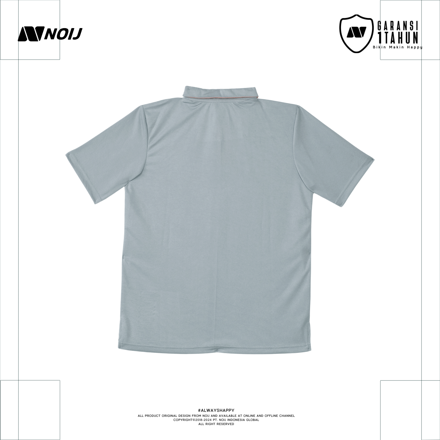 NOIJ JERSEY POLO BASIC 2.0 - GREY