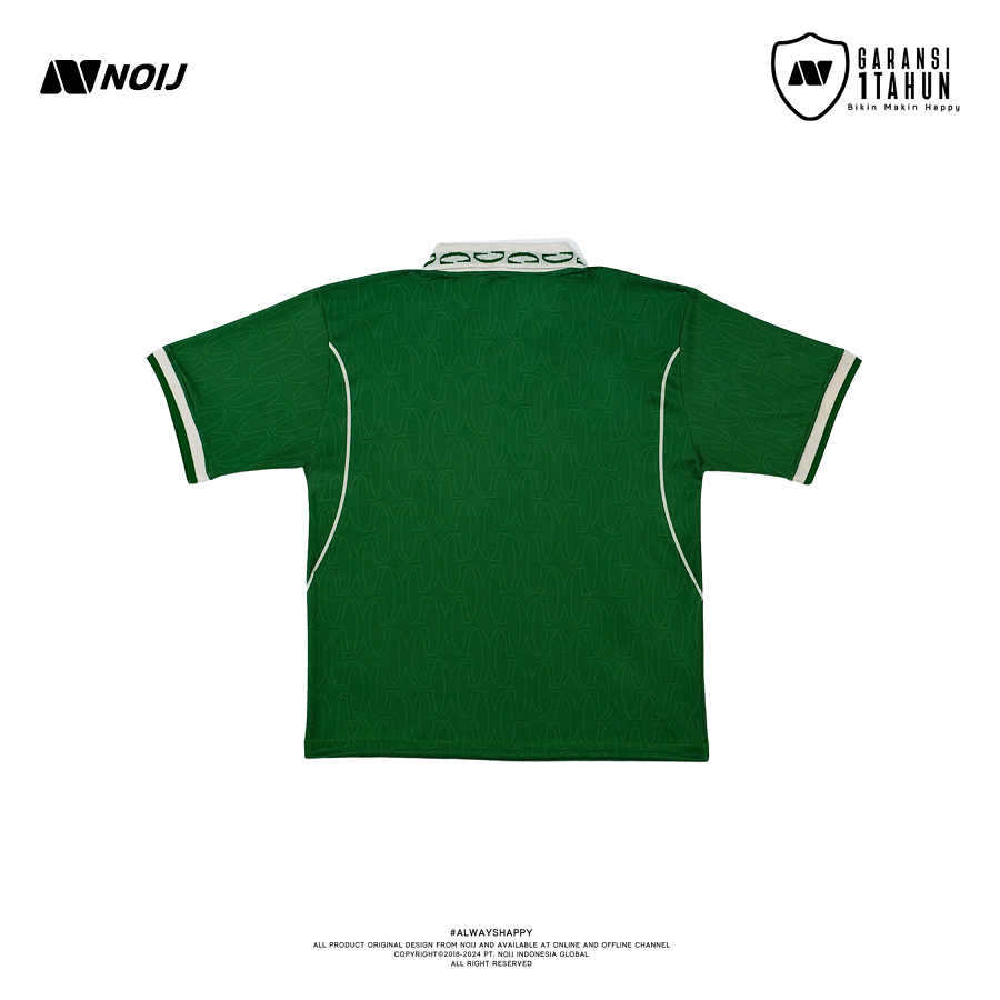 Noij x Coldiac Jersey Seasonal Eksplorasi Green Pendek