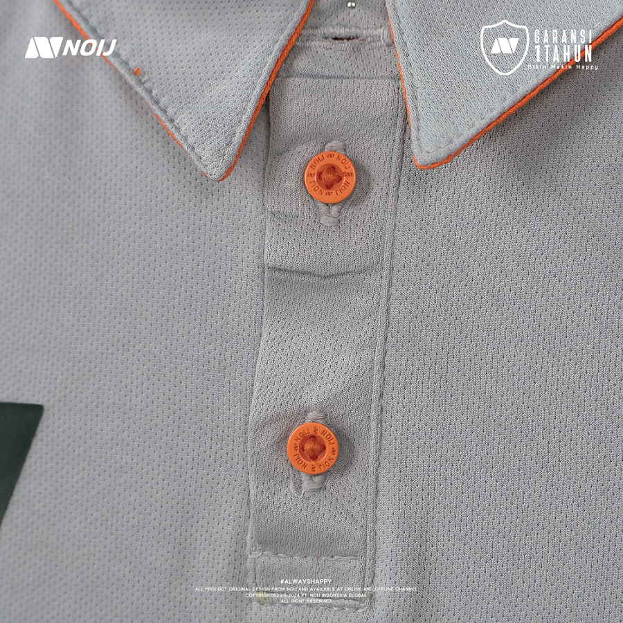 NOIJ JERSEY POLO BASIC 2.0 - GREY